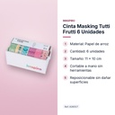 CINTA MASKING TUTTI FRUTTI 6 UNIDADES  - características principales