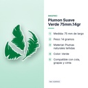 PLUMON SUAVE VERDE 75MM.14GR    - características principales