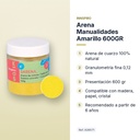 ARENA MANUALIDADES AMARILLO 600GR      - características principales