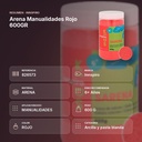 ARENA MANUALIDADES ROJO 600GR        - resumen de atributos