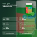 ARENA MANUALIDADES VERDE 600GR          - resumen de atributos