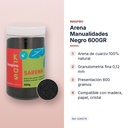 ARENA MANUALIDADES NEGRO 600GR           - características principales