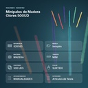 MINIPALOS DE MADERA OLORES 500UD - resumen de atributos