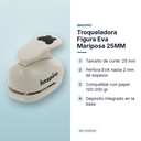 TROQUELADORA FIGURA EVA MARIPOSA 25MM - características principales