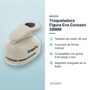 TROQUELADORA FIGURA EVA CORAZON 38MM  - características principales