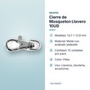 CIERRE DE MOSQUETON LLAVERO 10UD - características principales