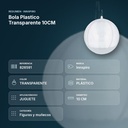 BOLA PLASTICO TRANSPARENTE 10CM - resumen de atributos