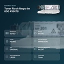 TONER RICOH NEGRO IM 600 418478 - resumen de atributos