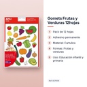 GOMETS FRUTAS Y VERDURAS 12HOJAS - características principales
