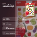 GOMETS FRUTAS Y VERDURAS 12HOJAS - resumen de atributos
