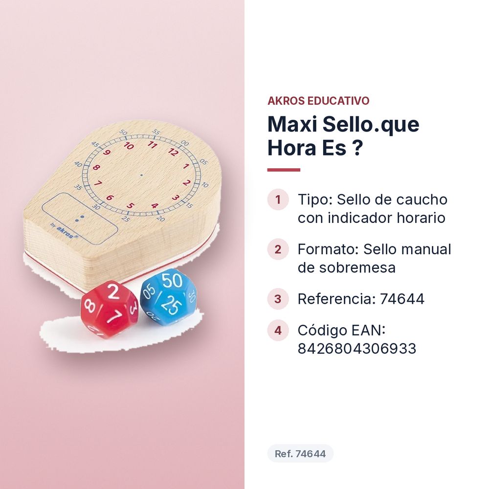 MAXI SELLO.QUE HORA ES ? - características principales