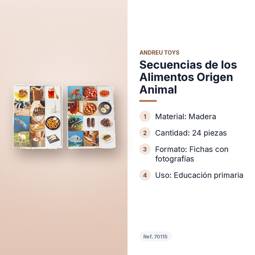 SECUENCIAS DE LOS ALIMENTOS ORIGEN ANIMAL - características principales