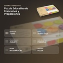 PUZZLE EDUCATIVO DE FRACCIONES Y PROPORCIONES - resumen de atributos