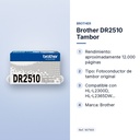 BROTHER DR2510 TAMBOR  - características principales