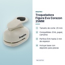 TROQUELADORA FIGURA EVA CORAZON 25MM   - características principales