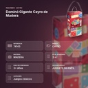 DOMINÓ GIGANTE CAYRO DE MADERA - resumen de atributos