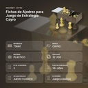 FICHAS DE AJEDREZ PARA JUEGO DE ESTRATEGIA CAYRO - resumen de atributos