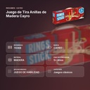JUEGO DE TIRA ANILLAS DE MADERA CAYRO - resumen de atributos