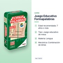 JUEGO EDUCATIVO FORMAPALABRAS - características principales