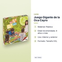 JUEGO GIGANTE DE LA OCA CAYRO - características principales