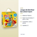 JUEGO DE DERRIBAR LAS LATAS CAYRO - características principales