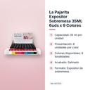 LA PAJARITA EXPOSITOR SOBREMESA 35ML 6UDS X 9 COLORES - características principales