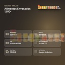 ALIMENTOS ENVASADOS 12UD - resumen de atributos
