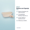 BAÑERA CON ESPONJA - características principales