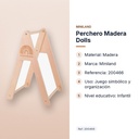 PERCHERO MADERA DOLLS - características principales