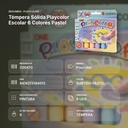 TÉMPERA SÓLIDA PLAYCOLOR ESCOLAR 6 COLORES PASTEL - resumen de atributos