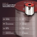 CINTA REGALO METAL 7MMX250M PLATA - resumen de atributos