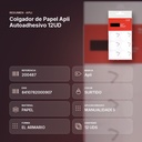 COLGADOR DE PAPEL APLI AUTOADHESIVO 12UD - resumen de atributos