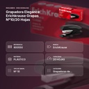 GRAPADORA ELEGANCE ERICHKRAUSE GRAPAS Nº10/20 HOJAS - resumen de atributos