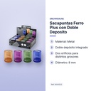 SACAPUNTAS FERRO PLUS  CON DOBLE DEPOSITO   - características principales