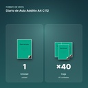 DIARIO DE AULA ADDITIO A4 C112 - formato de venta: caja de 40