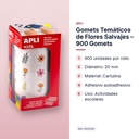 GOMETS TEMÁTICOS DE FLORES SALVAJES  – 900 GOMETS  - características principales