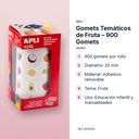 GOMETS TEMÁTICOS DE FRUTA  – 900 GOMETS   - características principales