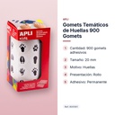 GOMETS TEMÁTICOS DE HUELLAS 900 GOMETS    - características principales
