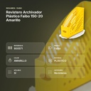 REVISTERO ARCHIVADOR PLÁSTICO FAIBO 150-20 AMARILLO - resumen de atributos