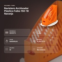 REVISTERO ARCHIVADOR PLÁSTICO FAIBO 150-18 NARANJA - resumen de atributos