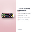 ACUARELA GIOTTO 12 FLUORESCENTE - características principales