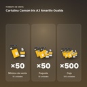 CARTULINA CANSON IRIS A3 AMARILLO GUALDA  - formato de venta: paquete de 50, caja de 500