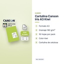 CARTULINA CANSON IRIS A3 KIWI - características principales