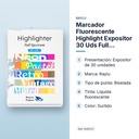 MARCADOR FLUORESCENTE HIGHLIGHT EXPOSITOR 30 UDS FULL SPECTRUM RAYLU - características principales