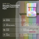 MARCADOR FLUORESCENTE HIGHLIGHT PASTEL 6 UDS RAYLU - resumen de atributos