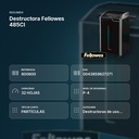 DESTRUCTORA FELLOWES 485CI - resumen de atributos