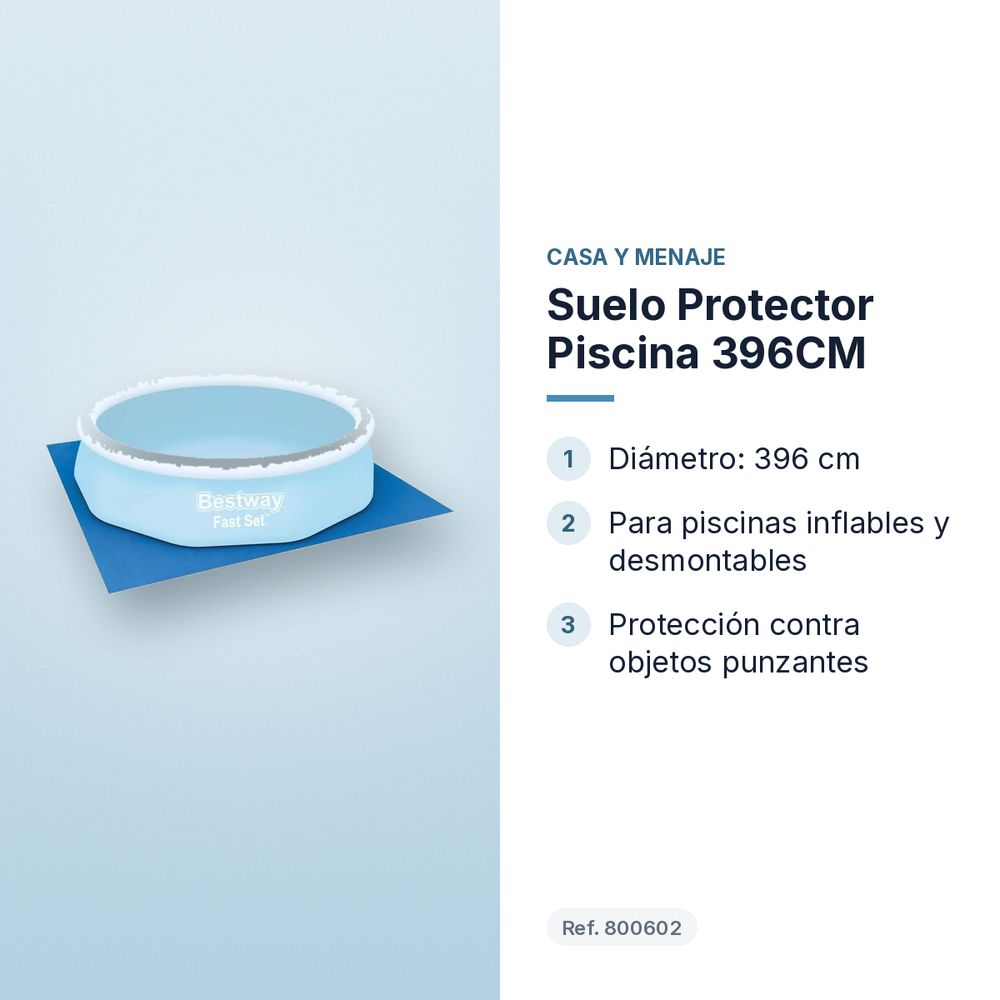SUELO PROTECTOR PISCINA 396CM - características principales