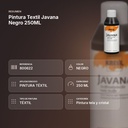 PINTURA TEXTIL JAVANA NEGRO 250ML      - resumen de atributos
