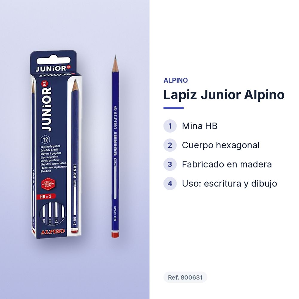 LAPIZ JUNIOR ALPINO  - características principales