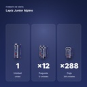 LAPIZ JUNIOR ALPINO  - formato de venta: paquete de 12, caja de 288
